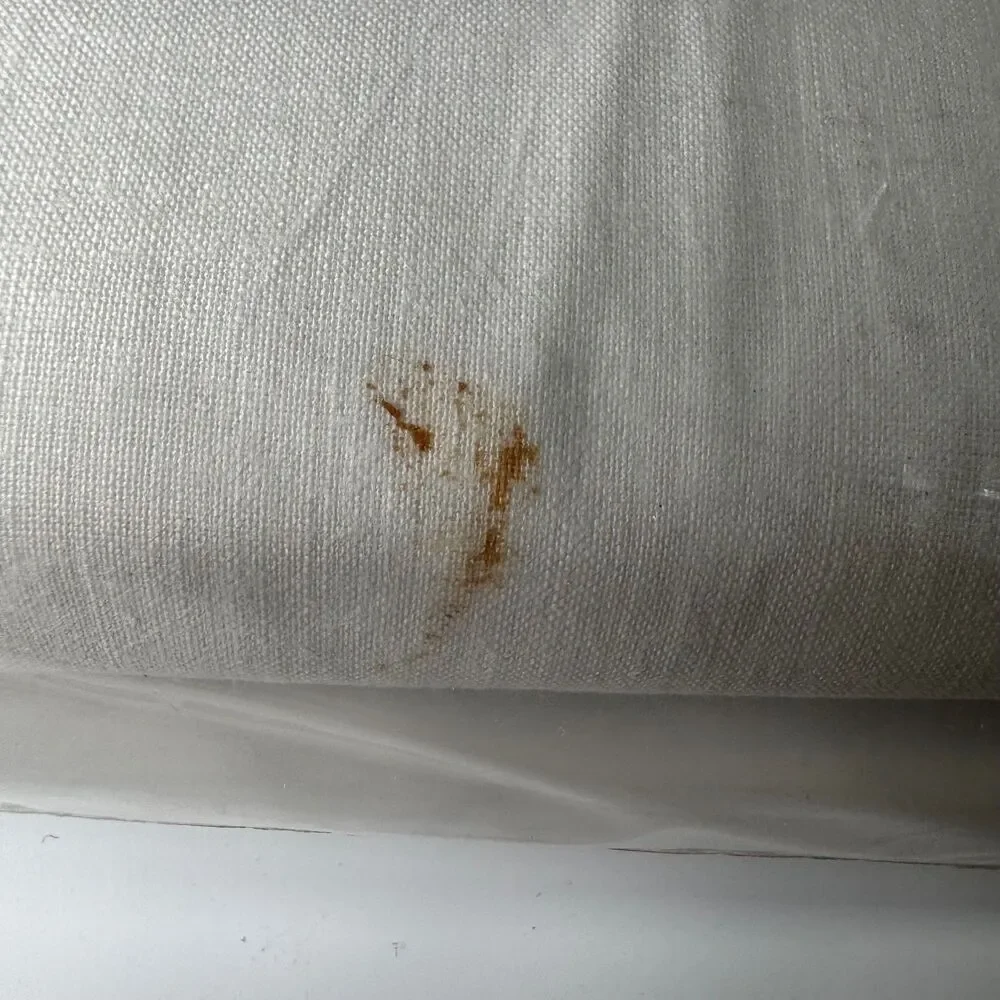 Vintage Lady Price Double Full Flat Bed Sheet White 100% Cotton NOS Deadstock